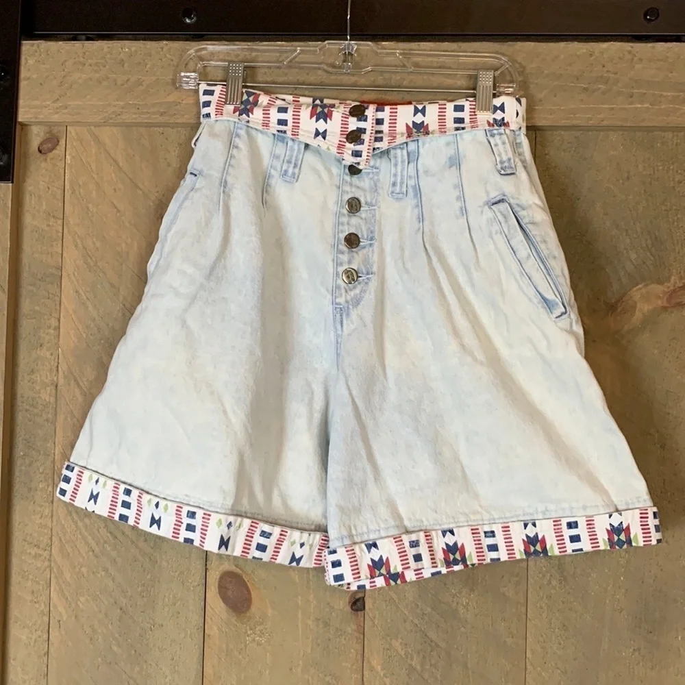 Vintage No Problem! Stonewashed mom jean shorts - Picture 2 of 12